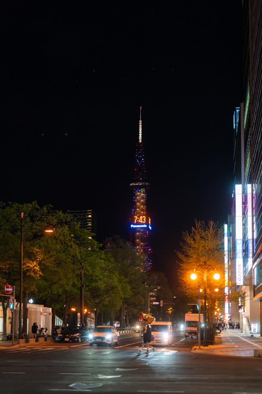 札幌的夜